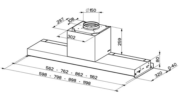 Фото - Вытяжка встраиваемая Faber In-Nova Touch Wh/X A60