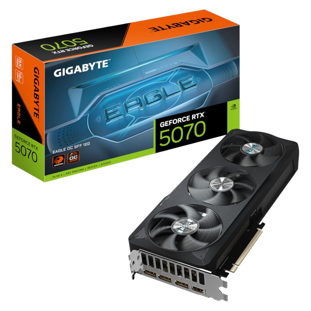 Видеокарта Gigabyte GeForce RTX 5070 EAGLE OC SFF 12G (GV-N5070EAGLE OC-12GD)