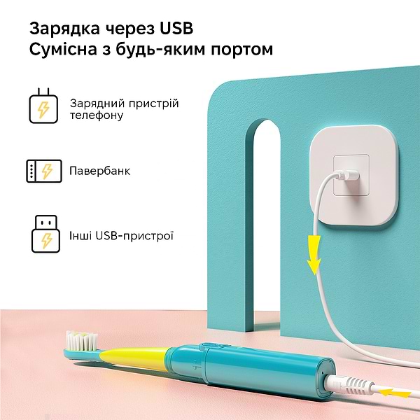 Фото - Зубная щетка электрическая Fairywill детская Daily 2001 (FW-2001)