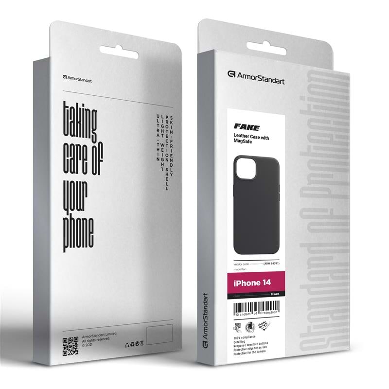 Фото - Чохол для смартфону Armorstandart Fake Leather for Apple iPhone 14 Pro Wisteria (ARM64460)