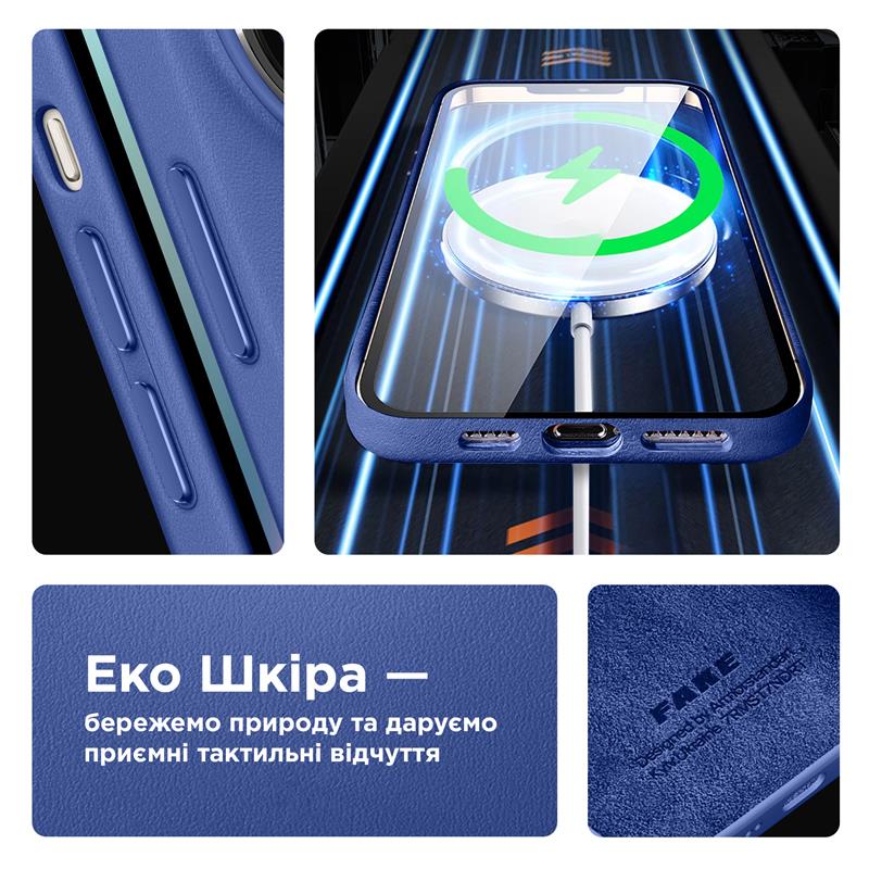 Фото - Чохол для смартфону Armorstandart Fake Leather for Apple iPhone 14 Pro Wisteria (ARM64460)