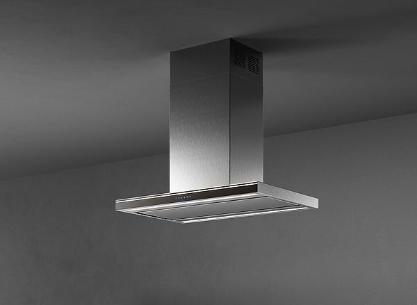 Фото - Витяжка декоративна Falmec LUMINA EVO NRS IS 90 GLASS BLACK 800