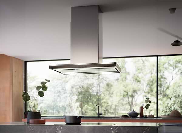 Фото - Витяжка декоративна Falmec LUMINA EVO NRS IS 90 GLASS BLACK 800