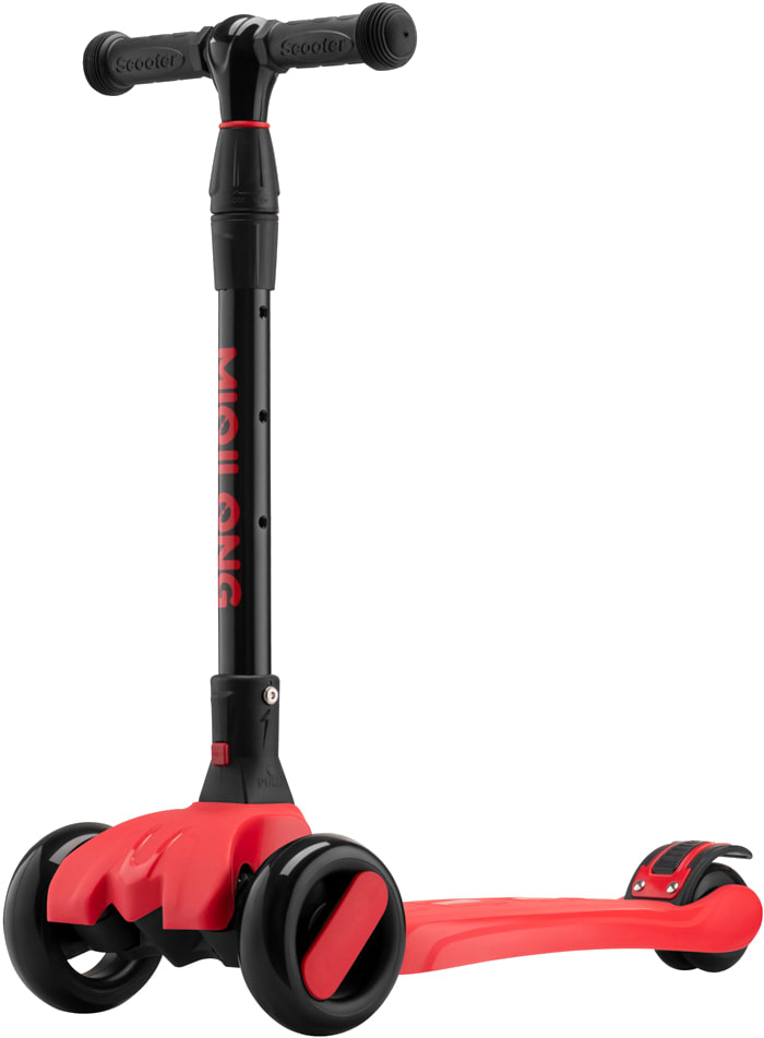 Трёхколёсный самокат Miqilong Fargo Красный (FARGO-135-RED)