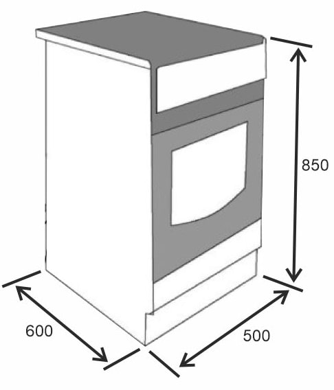 Фото - Плита газовая ELEYUS Faro 5001 EF BR