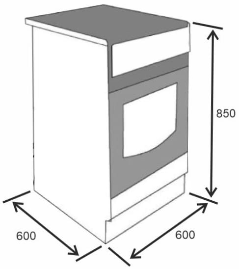Фото - Плита газова ELEYUS Faro 6001 EF BR