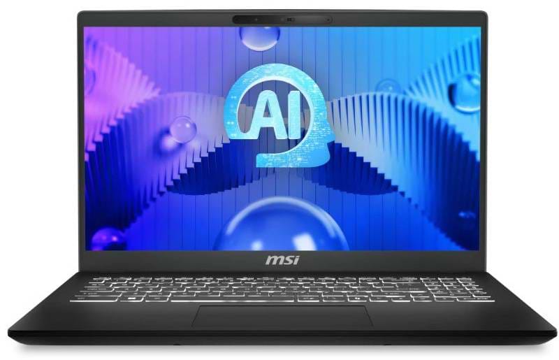 Ноутбук MSI Modern 15 H AI C1MG-200XUA (9S7-15H551-200) Classic Black - Фото 1