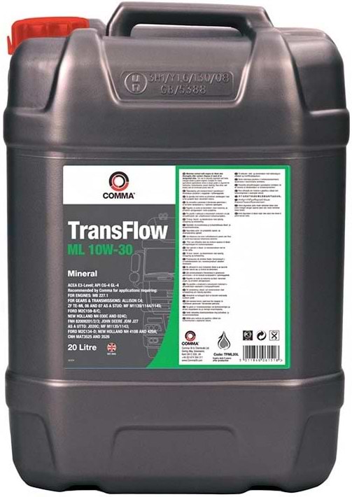 Олива для авто COMMA TRANSFLOW ML 10W-30 20л (TFML20L)