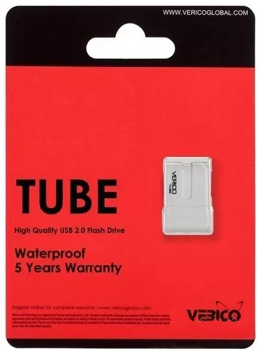Фото - Флеш USB Verico 128Gb Tube White (1UDOV-P8WEC3-NN)