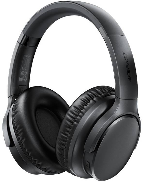 Навушники повнорозмірні бездротові AceFast H10 Black (6974316284932) - Фото 1