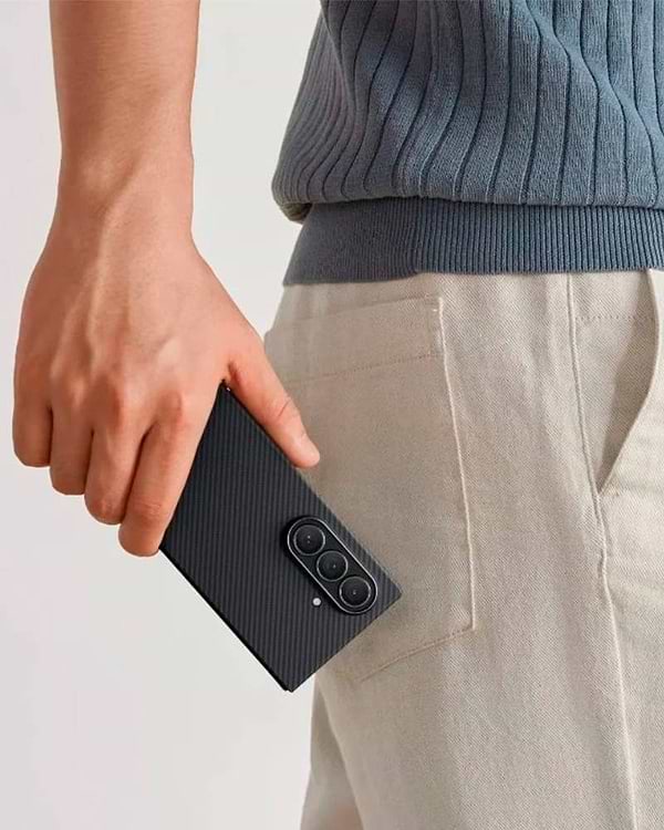 Фото - Чехол для смартфона Pitaka Ultra-Slim Case Twill Black/Grey for Samsung Galaxy Z Fold 7 (FBFOLD7)