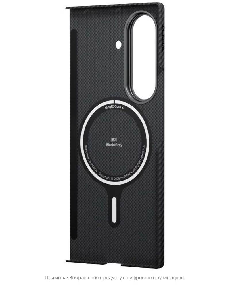 Фото - Чехол для смартфона Pitaka Ultra-Slim Case Twill Black/Grey for Samsung Galaxy Z Fold 7 (FBFOLD7)