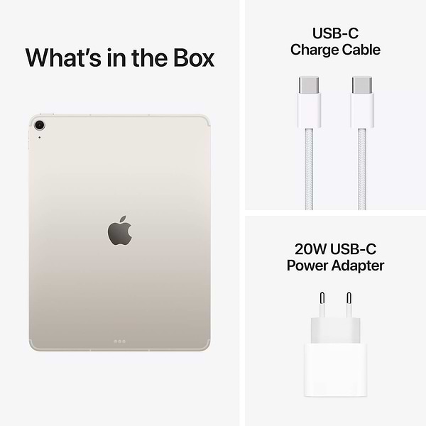 Фото - Планшет Apple iPad Air 13'' (M3) Cellular 256GB (MCJ74) Starlight