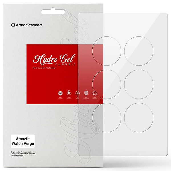 Фото - Захисна плівка для смарт-годинника Armorstandart for Amazfit Watch Verge 6 шт. (ARM57918)