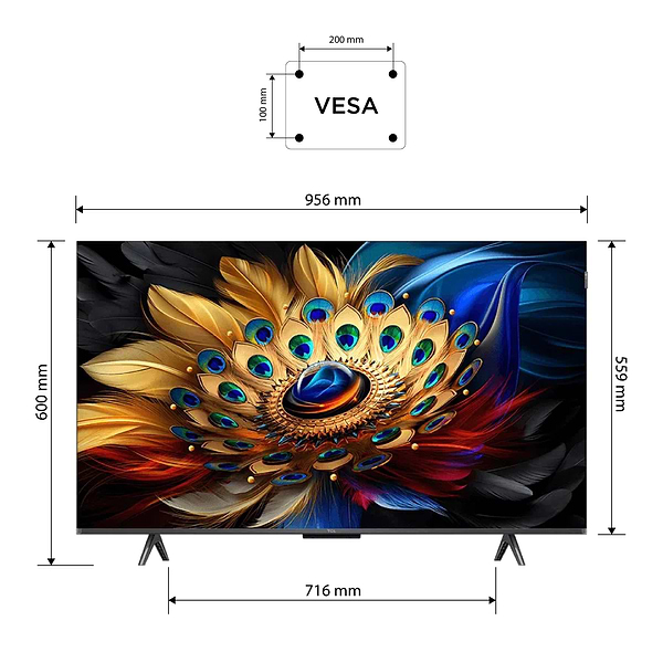 Фото - Телевизор TCL 43C655