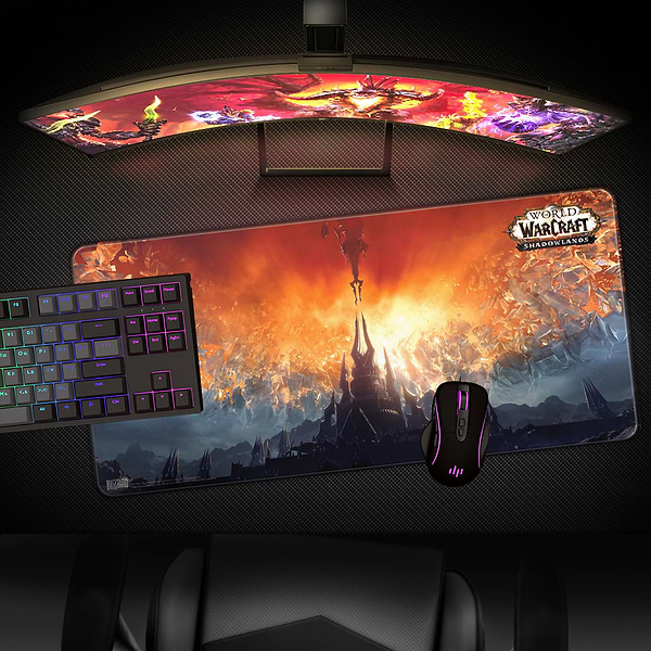 Фото - Коврик для мыши игровой Blizzard World of Warcraft Shadowlands:Shattered Sky (FBLMPWOWSHADO21XL)