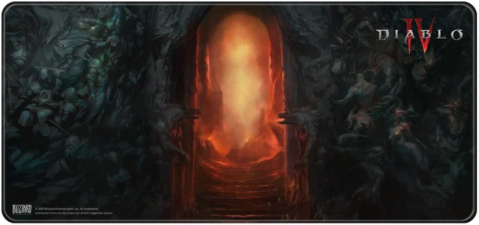 Килимок для миші ігровий Diablo IV - Gate of Hell XL (FBLMPD4HELLGT21XL) - Фото 1