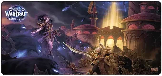 Коврик для мыши игровой Blizzard WORLD OF WARCRAFT Midnight Xalatath Key Art XL (FBLMPWOWMNXKA25XL)