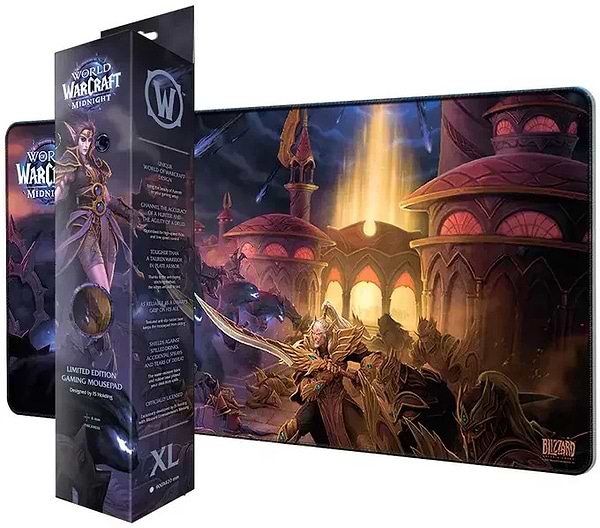 Фото - Коврик для мыши игровой Blizzard WORLD OF WARCRAFT Midnight Xalatath Key Art XL (FBLMPWOWMNXKA25XL)
