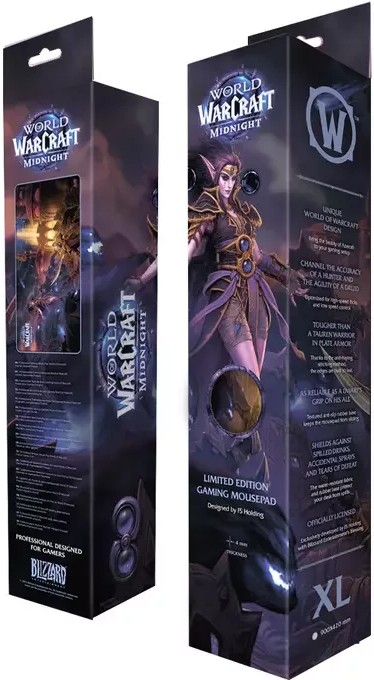 Фото - Коврик для мыши игровой Blizzard WORLD OF WARCRAFT Midnight Xalatath Key Art XL (FBLMPWOWMNXKA25XL)