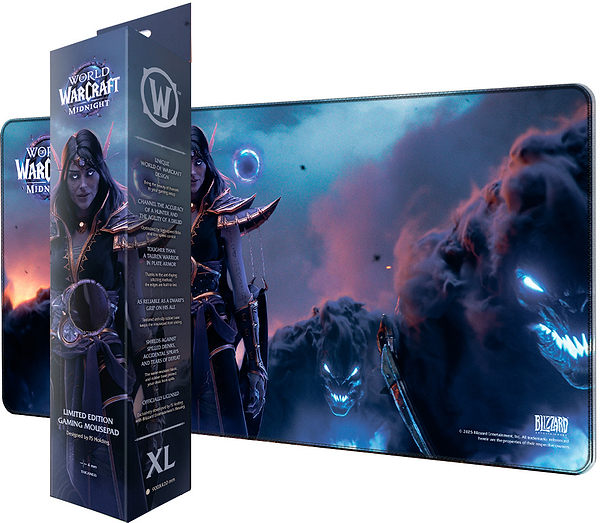 Фото - Килимок для миші  ігровий Blizzard WORLD OF WARCRAFT Midnight Xalatath XL (FBLMPWOWMNXTH25XL)