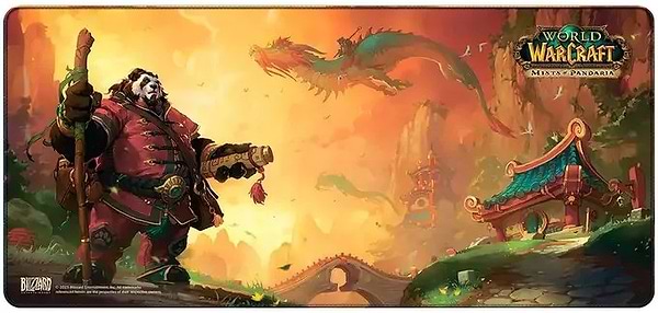 Фото - Коврик для мыши игровой Blizzard WORLD OF WARCRAFT Pandaren With Lanterns XL (FBLMPWOWPANLA25XL)