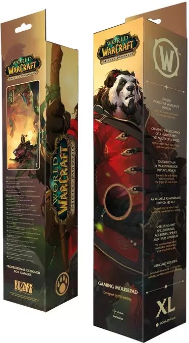 Фото - Коврик для мыши игровой Blizzard WORLD OF WARCRAFT Pandaren With Lanterns XL (FBLMPWOWPANLA25XL)