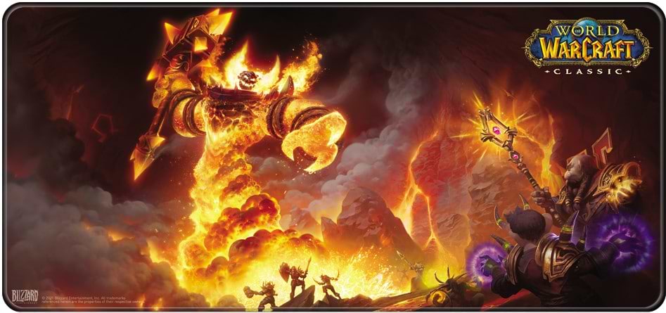 Килимок для миші ігровий World of Warcraft Classic Ragnaros XL (5292910016270) - Фото 1
