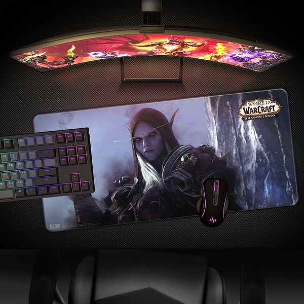Фото - Килимок для миші ігровий World of Warcraft Shadowlands Sylvanas XL (5292910016218)