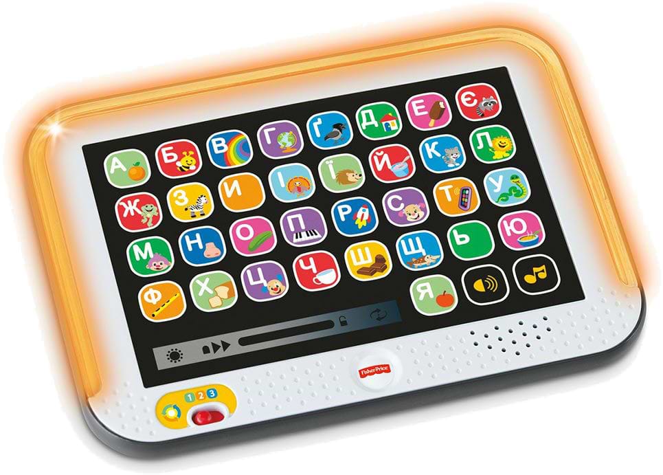 Интерактивный гаджет Fisher-Price Умный планшет с технологией Smart Stages (укр.) (FBR86) - Фото 1