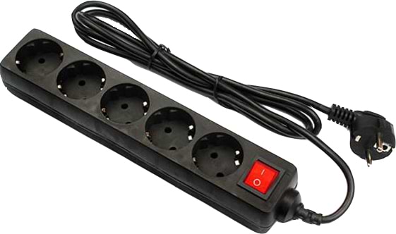 Сетевой фильтр FrimeCom 5 розеток 1.8m Black (FC-B2005W 1.8 B)