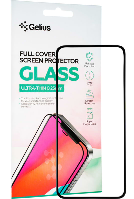 Захисне скло для смартфону Gelius Full Cover Ultra-Thin 0.25mm for Samsung M317 (M31s) Black (91076)
