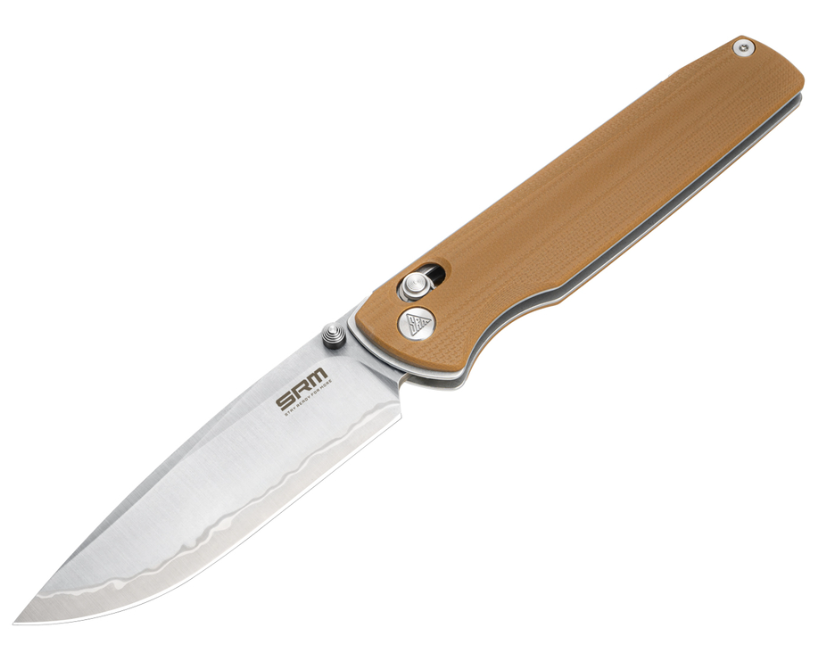 Нож туристический SRM Terrier 258L-GW2 Brown