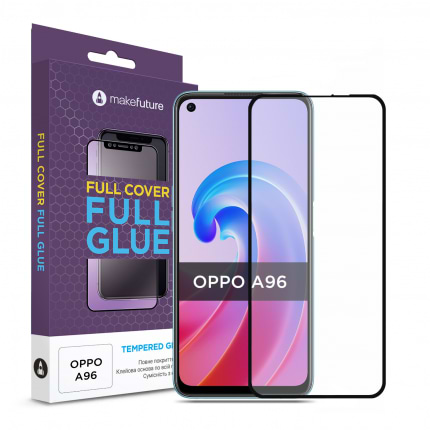 Фото - Захисне скло для смартфону MakeFuture Full Cover Oppo A96 (MGF-OPA96)