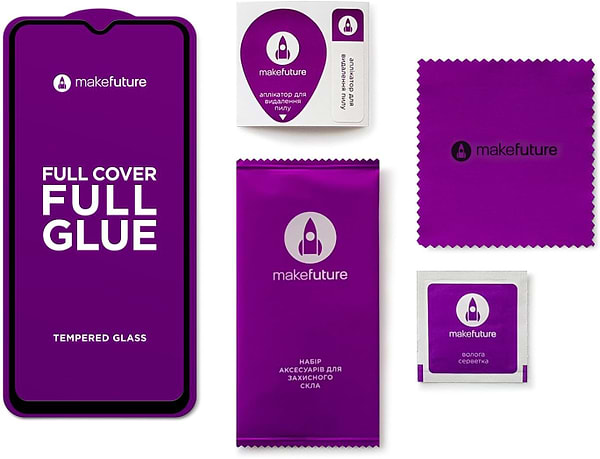 Фото - Защитное стекло для смартфона MakeFuture Full Cover Full Glue Realme 8/8 Pro (MGF-R8/8P)