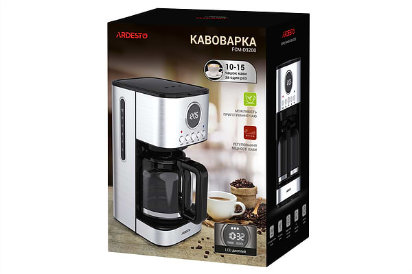 Фото - Уцінка - Кавоварка крапельна Ardesto FCM-D3200