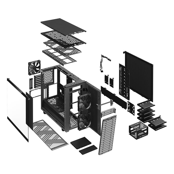 Фото - Корпус Fractal design ATX без БЖ Define 7 Gray TG Light Tint Define (FD-C-DEF7A-08)