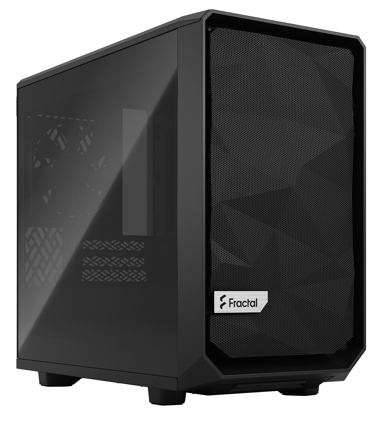 Корпус Fractal design ATX без БП Meshify 2 Nano Blk TG Dark Tint (FD-C-MES2N-01)