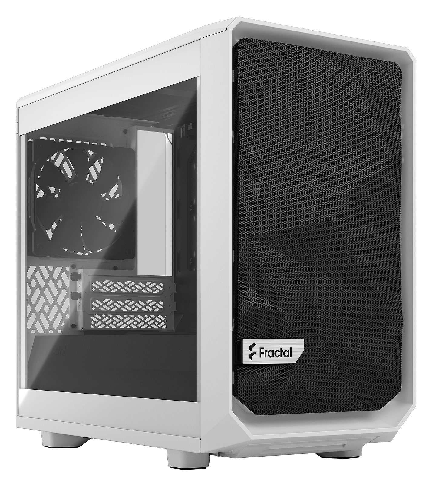 Корпус Fractal design ATX без БЖ Meshify 2 Nano Wh TG Clear Tint (FD-C-MES2N-02)