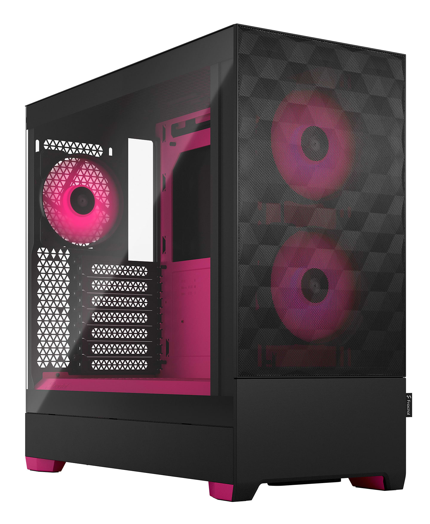 Корпус Fractal design ATX без БЖ Pop Air RGB Magenta Core TG (FD-C-POR1A-03)