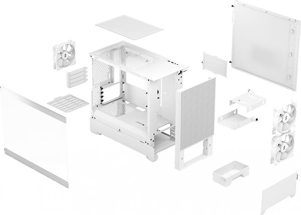 Фото - Корпус Fractal design ATX без БП Pop Mini Air RGB White TG (FD-C-POR1M-01)