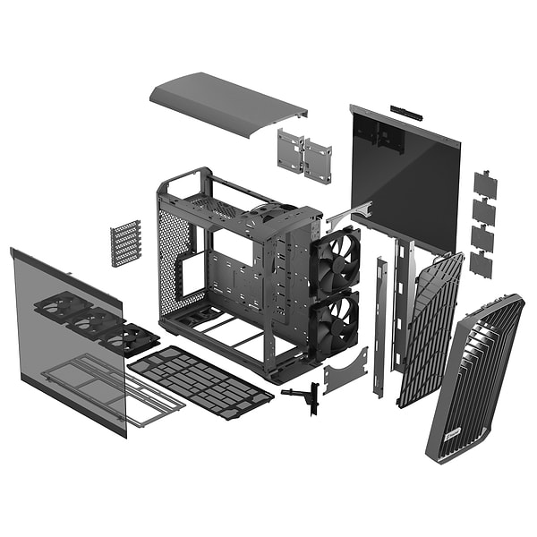 Фото - Корпус Fractal design ATX без БЖ Torrent Gray TG Light Tint (FD-C-TOR1A-02)