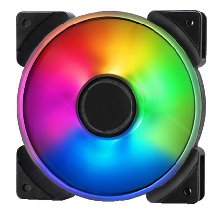 Фото - Корпусный вентилятор Fractal design 120 мм ARGB PWM (FD-FAN-PRI-AL12-PWM)