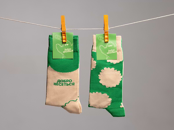 Фото - Шкарпетки Comfy Добро зелені р.36-39