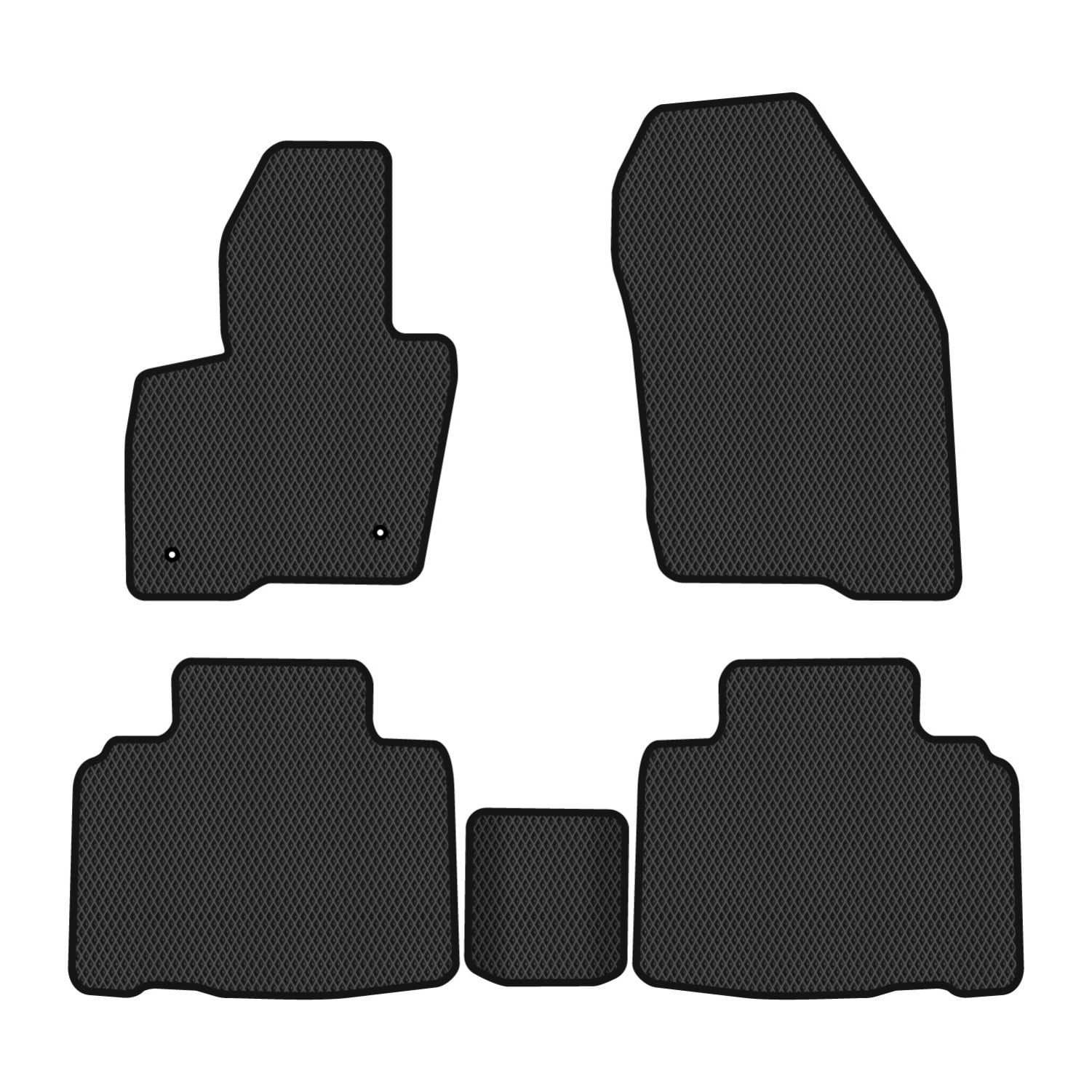 EVA коврики в салон авто EVAtech для Edge Restyling Ford 2018 2 поколение SUV USA FD11462CG5LA2RBB