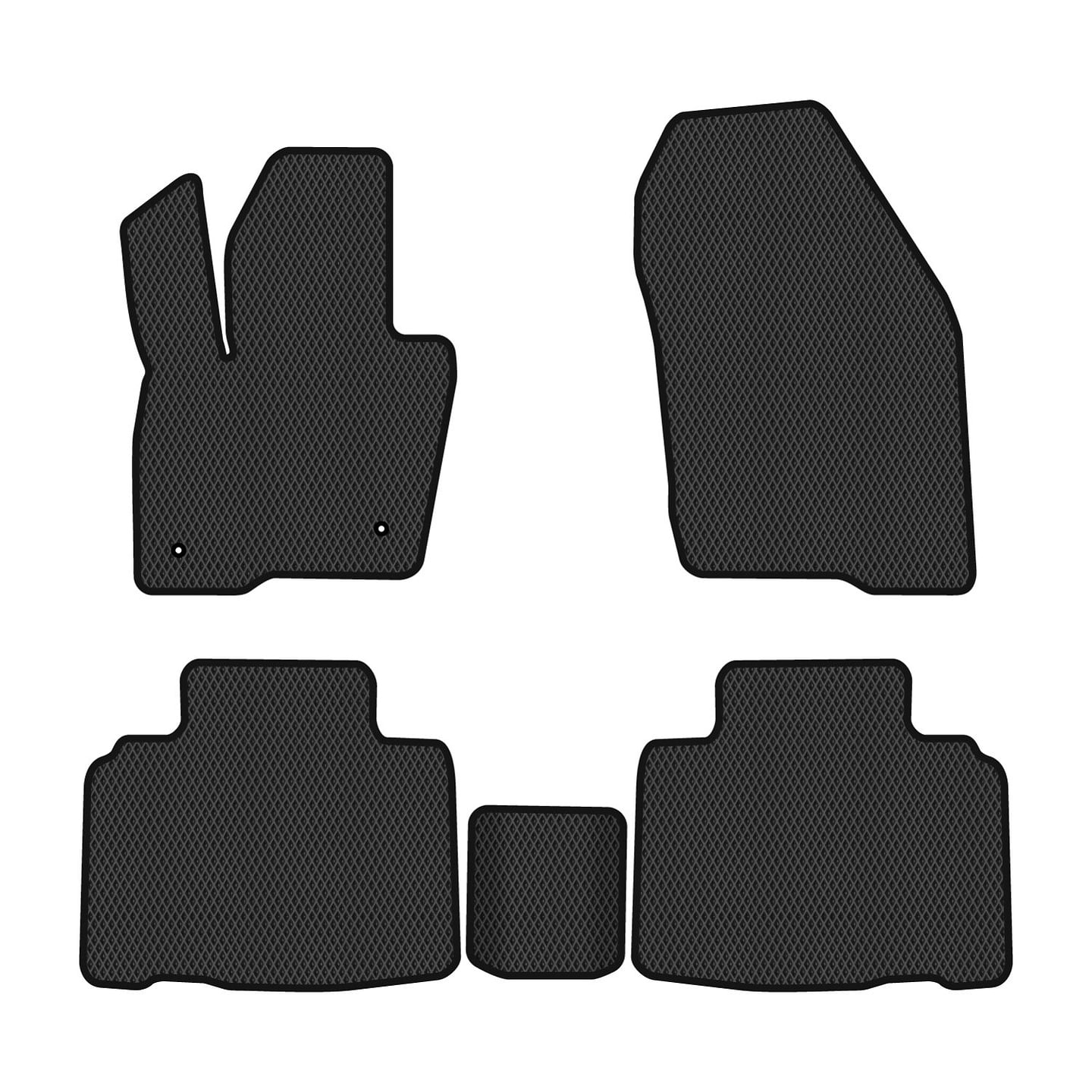 EVA коврики в салон авто EVAtech для Edge Restyling Ford 2018 2 поколение SUV USA FD11462CV5LA2RBB