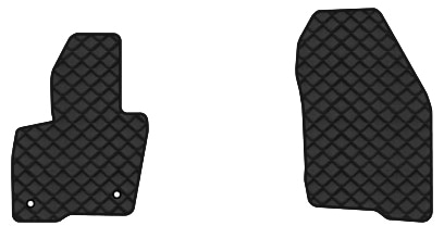 Коврики из экокожи в салон авто передние EVAtech ECO для Edge Ford 2014-2018 2 поколение SUV USA FD12344AG2FC2BBB