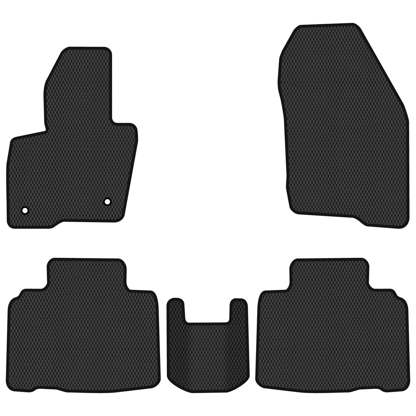 EVA коврики в салон авто EVAtech для Edge Ford 2014-2018 2 поколение SUV USA FD12344CG5FC2RBB