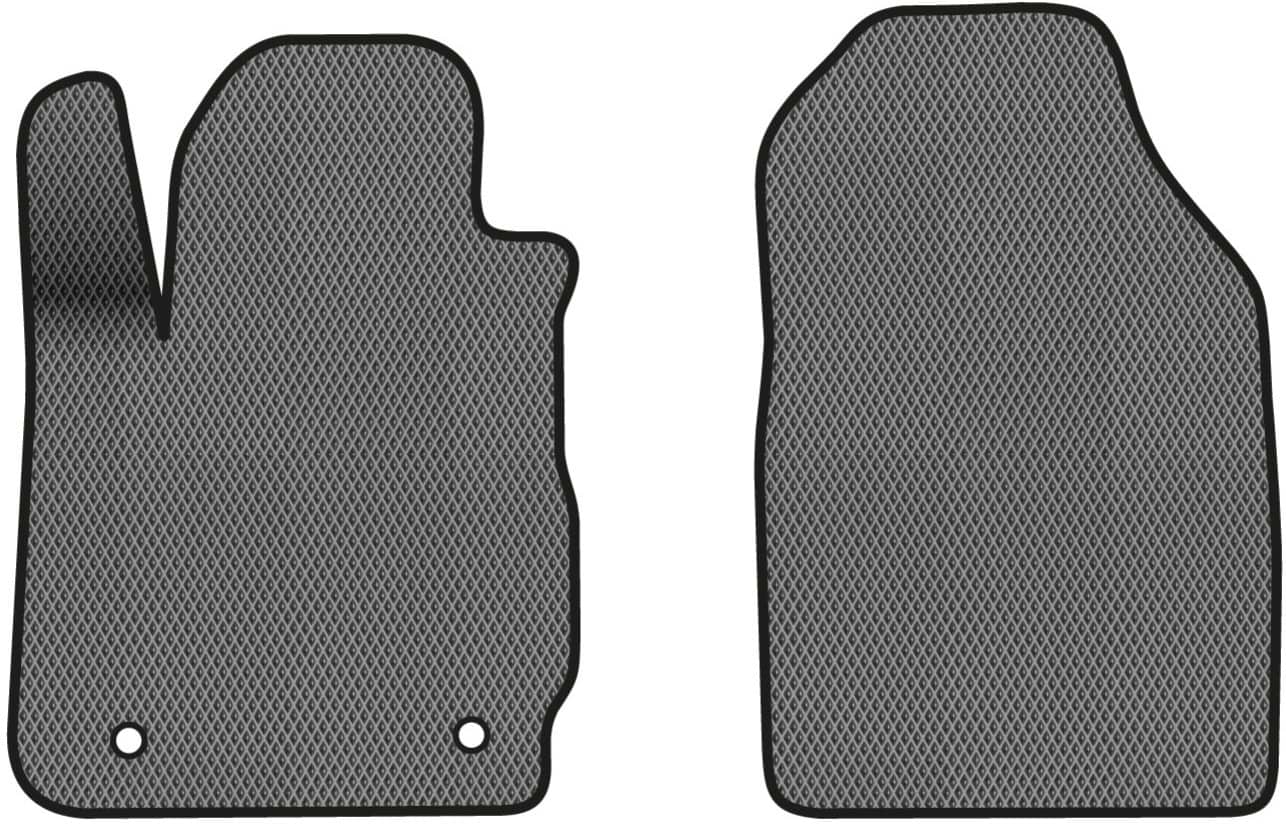 EVA коврики в салон авто передние EVAtech для Fiesta (Mark 7) (open threshold) AT Ford 2009-2017 6 поколение Htb EU FD12707AV2AV2RGB