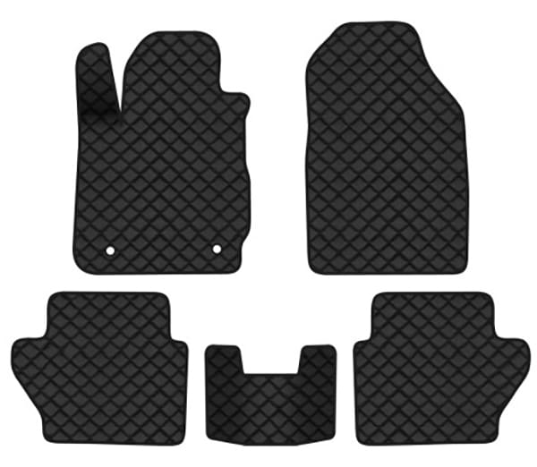 Коврики из экокожи в салон авто EVAtech ECO для Fiesta (Mark 7) (open threshold) AT Ford 2009-2017 6 поколение Htb EU FD12707CV5AV2BBB